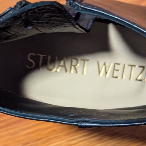 STUART WEITZMAN Ankle BOOTS Black Leather size 7 - Picture 6 of 12